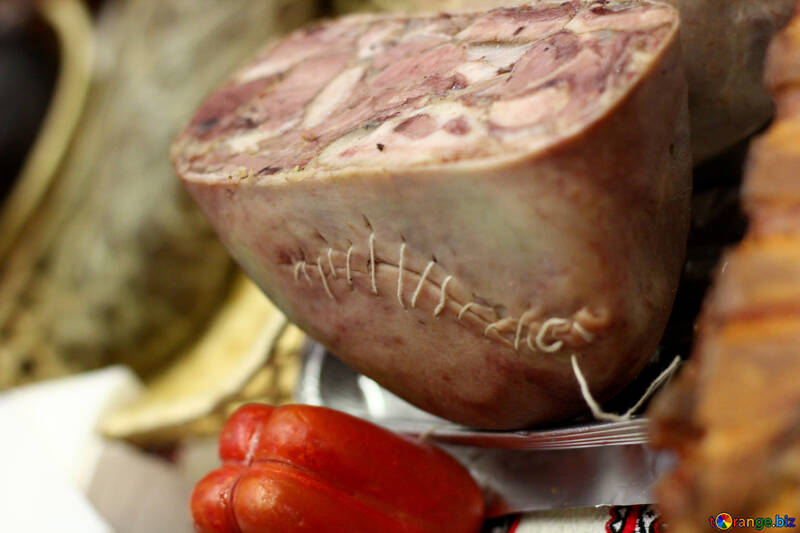 red meat saussage ham №53082