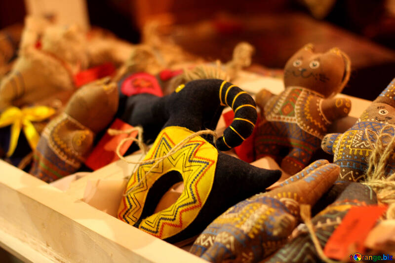馬のおもちゃの装飾品人形文化的なオブジェクトクリスマスの装飾品 №53518