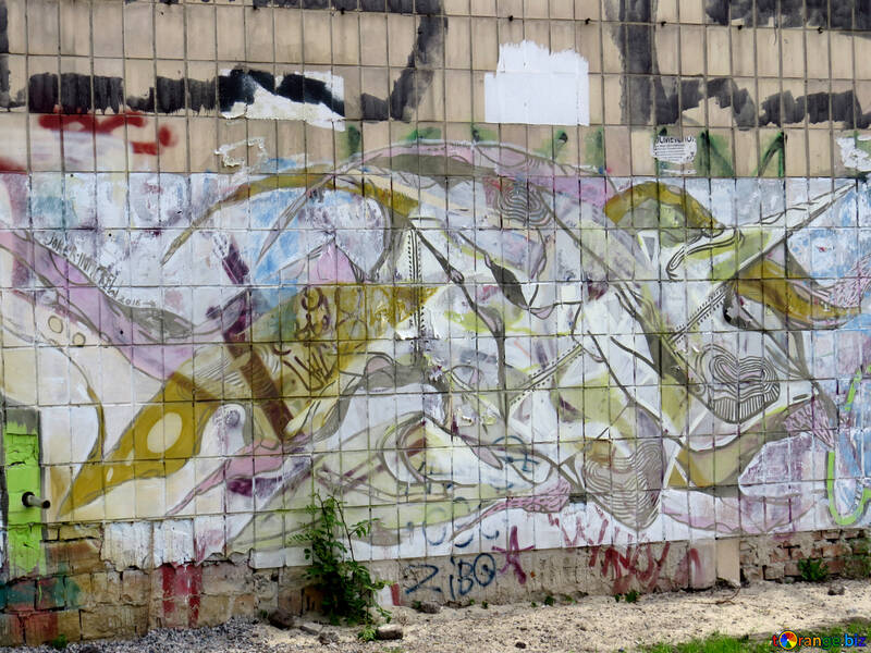 Wall graffiti Painting №53414