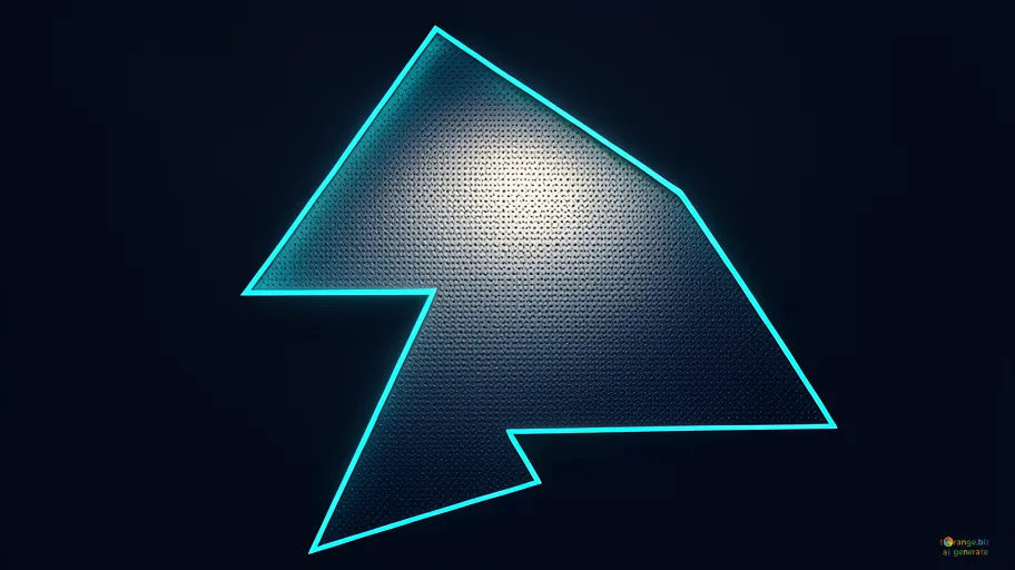 Відреставрована люксова версія Youtube Thumbnail Template Geometric cyan arrow on navy background №54761