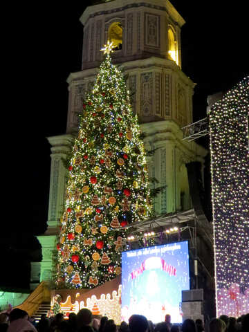 Christmas tree city №54087