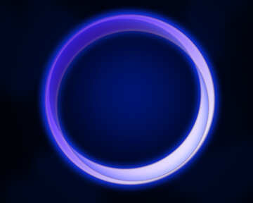 Quadro de círculo de néon №54926