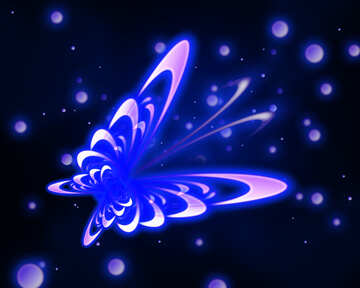 Space butterfly №54915
