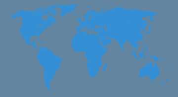 World map blue background concept global network  line composition  global business