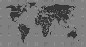 World map dark background concept global network  line composition  global business