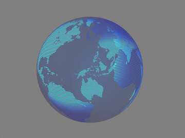 Modern global world earth concept planet symbol dark