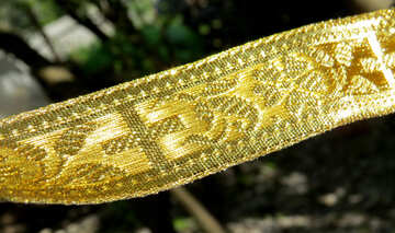 gold ribbon №54015