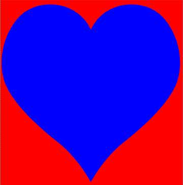 Heart shaped frame №54692