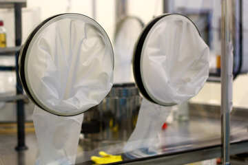 gloves for scientist  filter box room clean lab equipment №54629