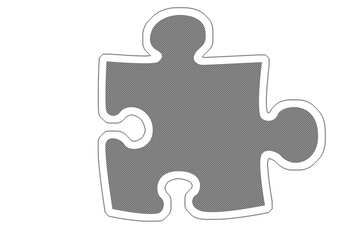 Sticker puzzle template №54742