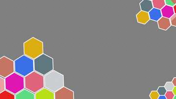 Honeycomb colors Youtube thumbnail transparent background