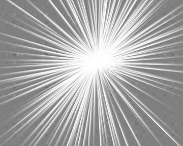 White rays transparent №54751