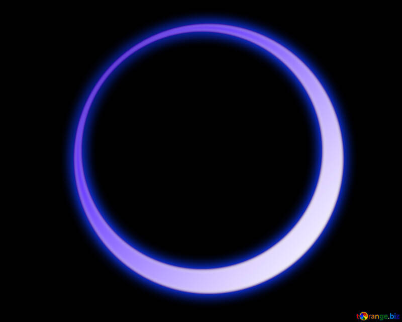 Cerchio di bagliore al neon №54935