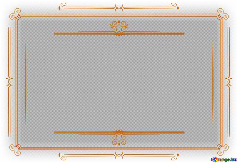 Vintage frame retro clipart №54469