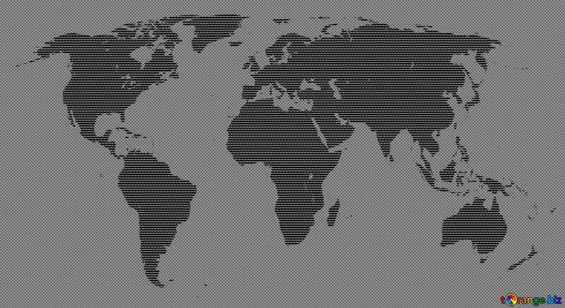 世界地図暗い背景概念グローバルネットワークライン構成グローバルビジネス №54506