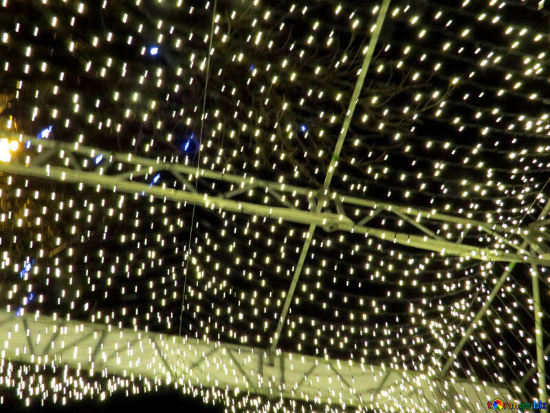 overhead lights dots of stars lines lights christmas №54065