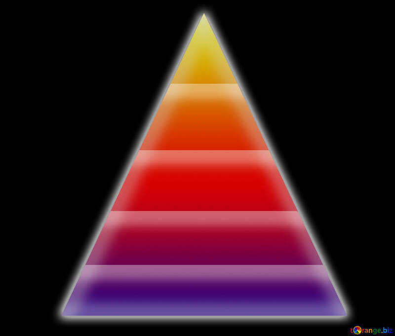 infographic template pyramid information pyramid model knowledge wisdom №54758