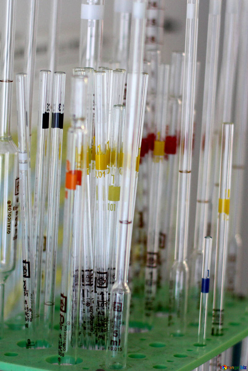 Test-tube glass  lab tubes equipment syringe №54652