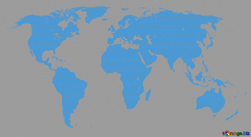 World map background concept global network blue line composition  global business №54505