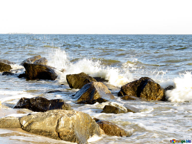 海の岩は美しい海のデザインに使用できます №54976