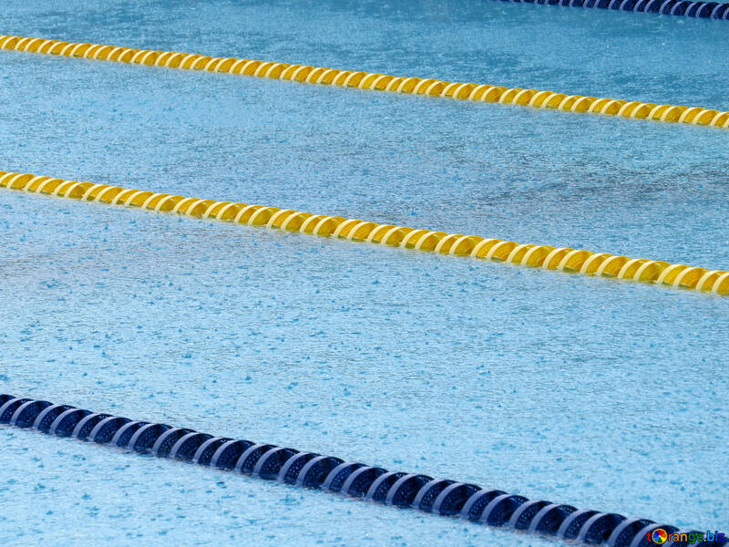 As raias de uma piscina Qualquer história de natação competitiva poderia usar esta imagem. №54943