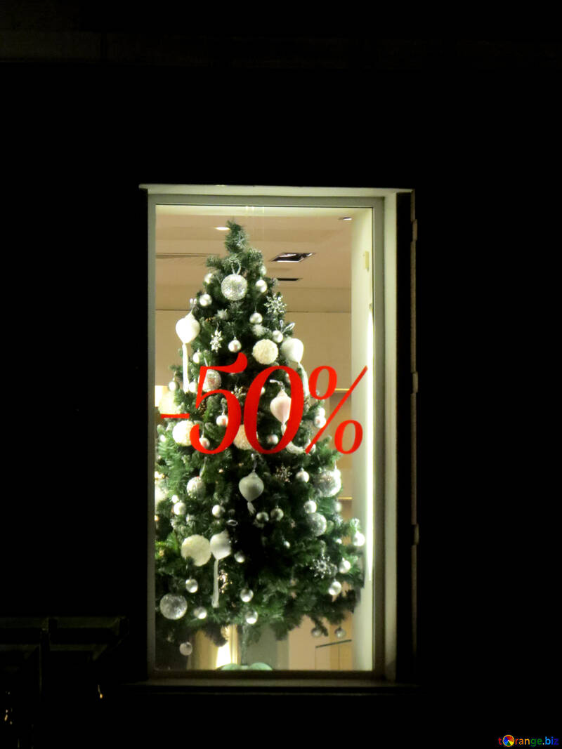 Christmas Tree reflection xmas show sale №54049