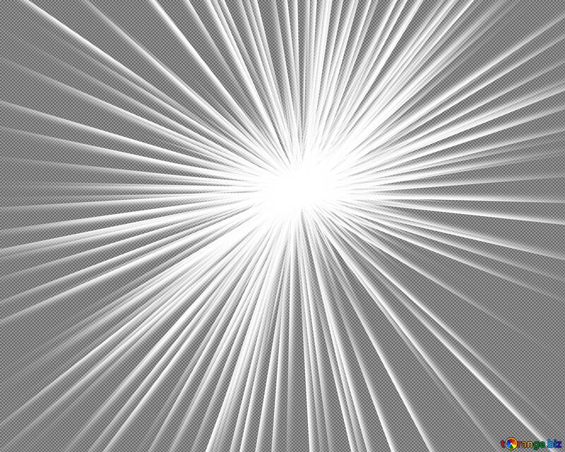White rays transparent №54751