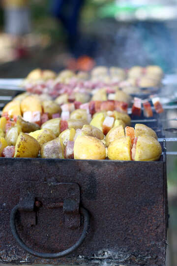 potato barbeque potatoes grill №55485