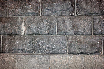 regular bricks wall old stone texture №55123