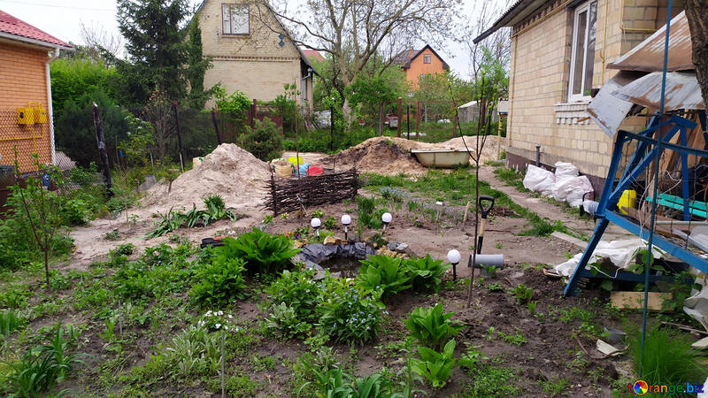 garden behind house №55646