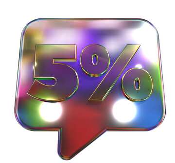 5% por ciento de PNG transparente №56375