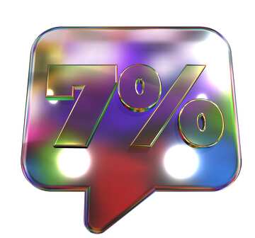 7% por ciento de PNG transparente №56377