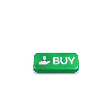 Buy and help greeen button  transparent png  №56310