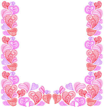 hearts frame №56178