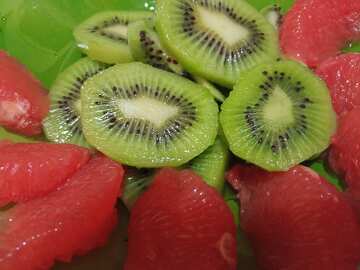 Kiwi and strawberry  №56466