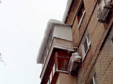Balcony snowy №56116