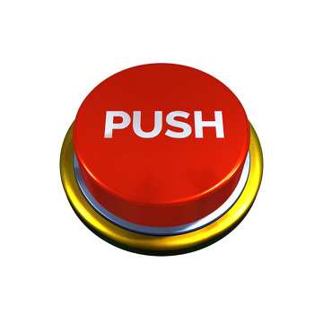 Push Red button  transparent png  №56306