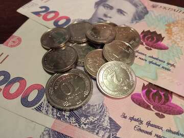 Ukrainian money hryvnia  №56452