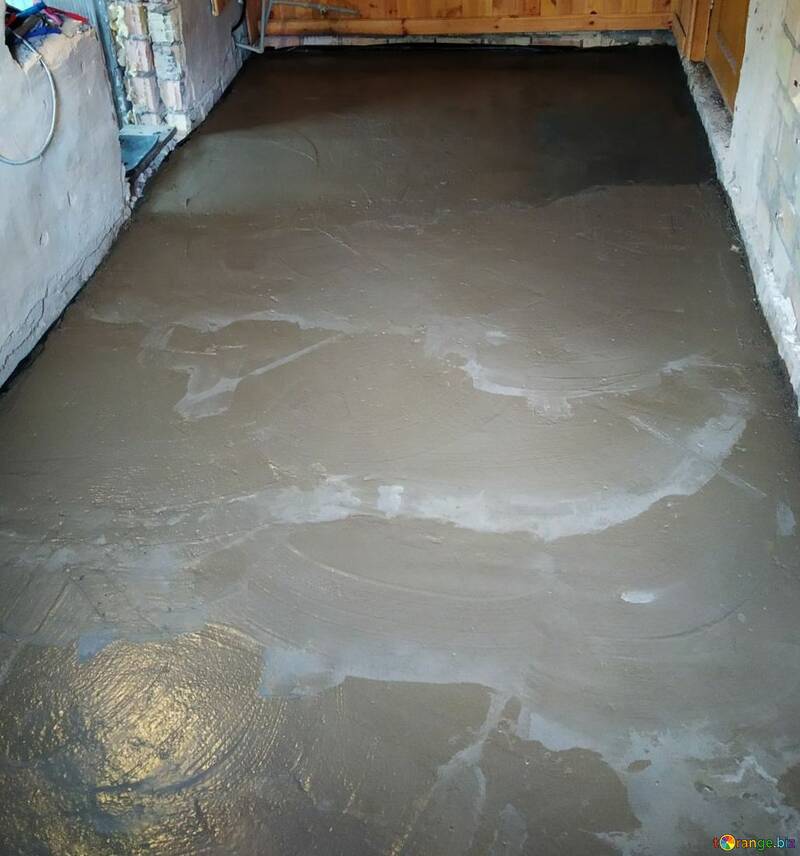 Cement screed on the floor №56435