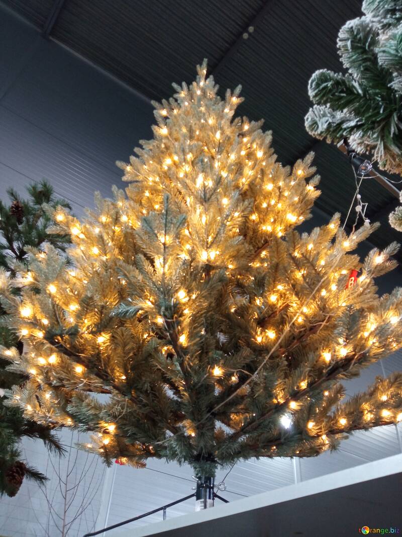 Albero di Natale fatto di lampadine №56697