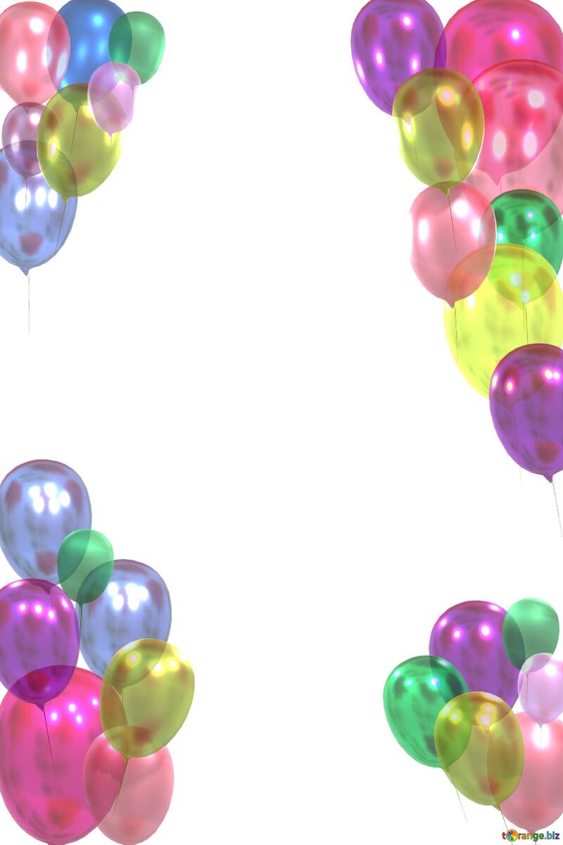 Luftballons transparent PNG aufblasen №56264