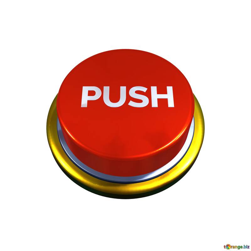 Push Red button  transparent png  №56306