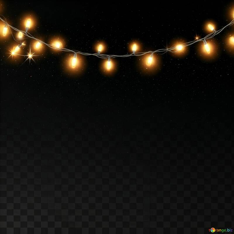 Luci scintillanti su uno sfondo scuro per decorazioni festive №56889