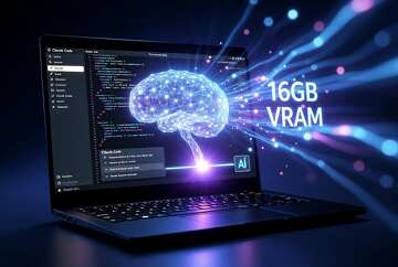 Ноутбук із покращеним штучним інтелектом, візуалізацією нейронних мереж та можливостями відеопам`яті №57139