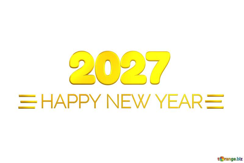 Texte d'or pour la célébration de la bonne année 2027 №57024