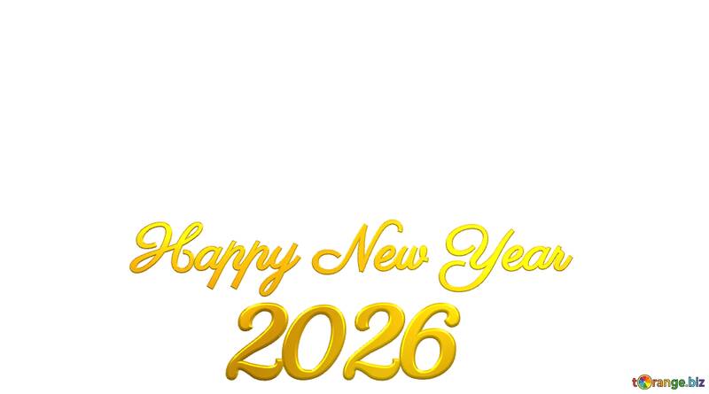 Célébration festive du Nouvel An 2026 avec texte doré №57027