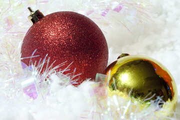 Natal esferas em neve. №6345
