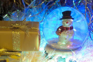 Christmas  background   gifts. №6545