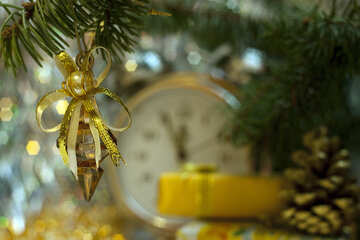 Adornment on to fir tree. №6888