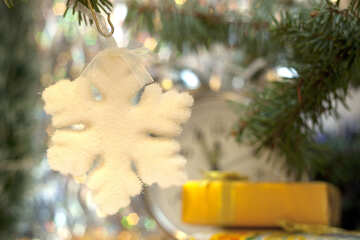 Christmas  snowflake. №6859